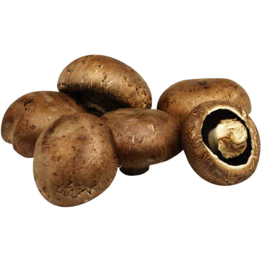 Brown mushrooms